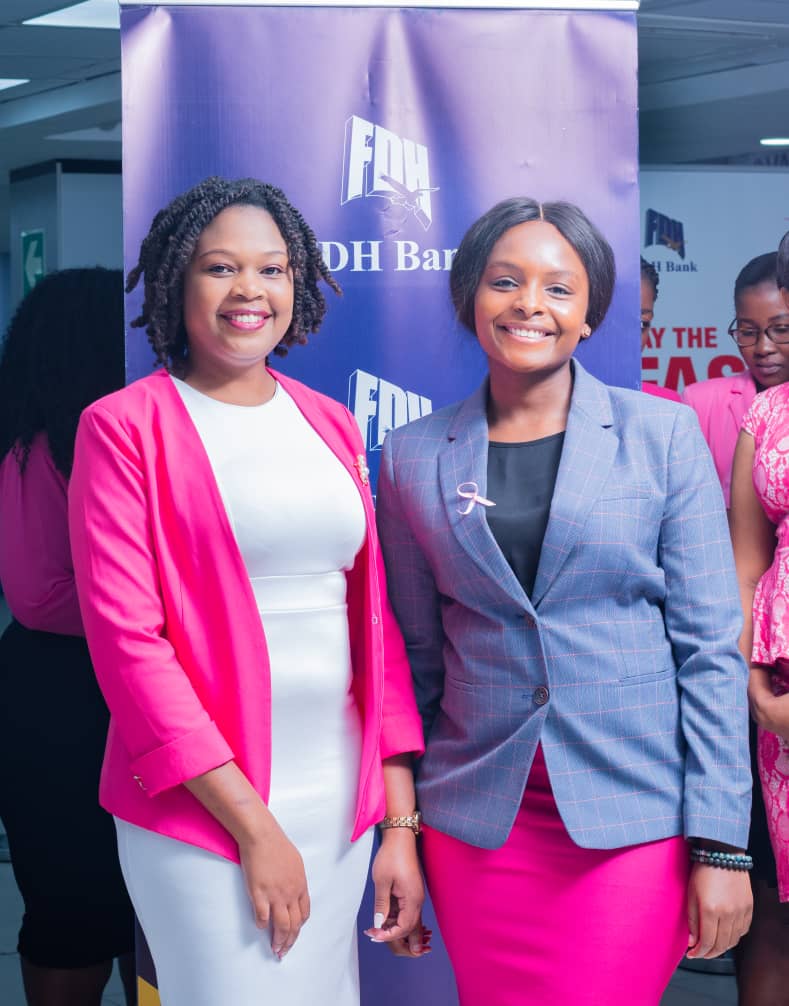 FDH employees wear pink for Breast Cancer awareness in Malawi - Malawi ...